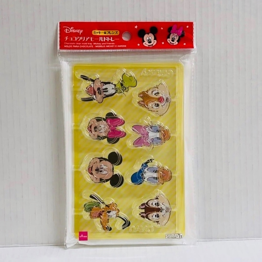 Disney Mickey & friend's clear plastic mold tray